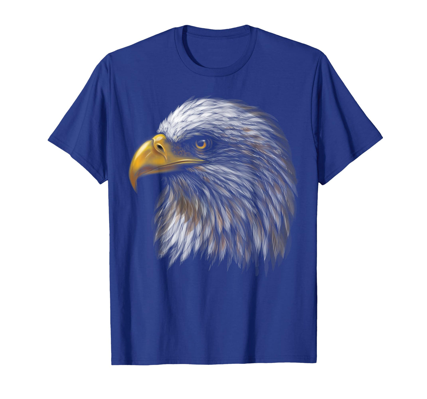 cute bald eagle head black art for lovers eagles birds T-Shirt