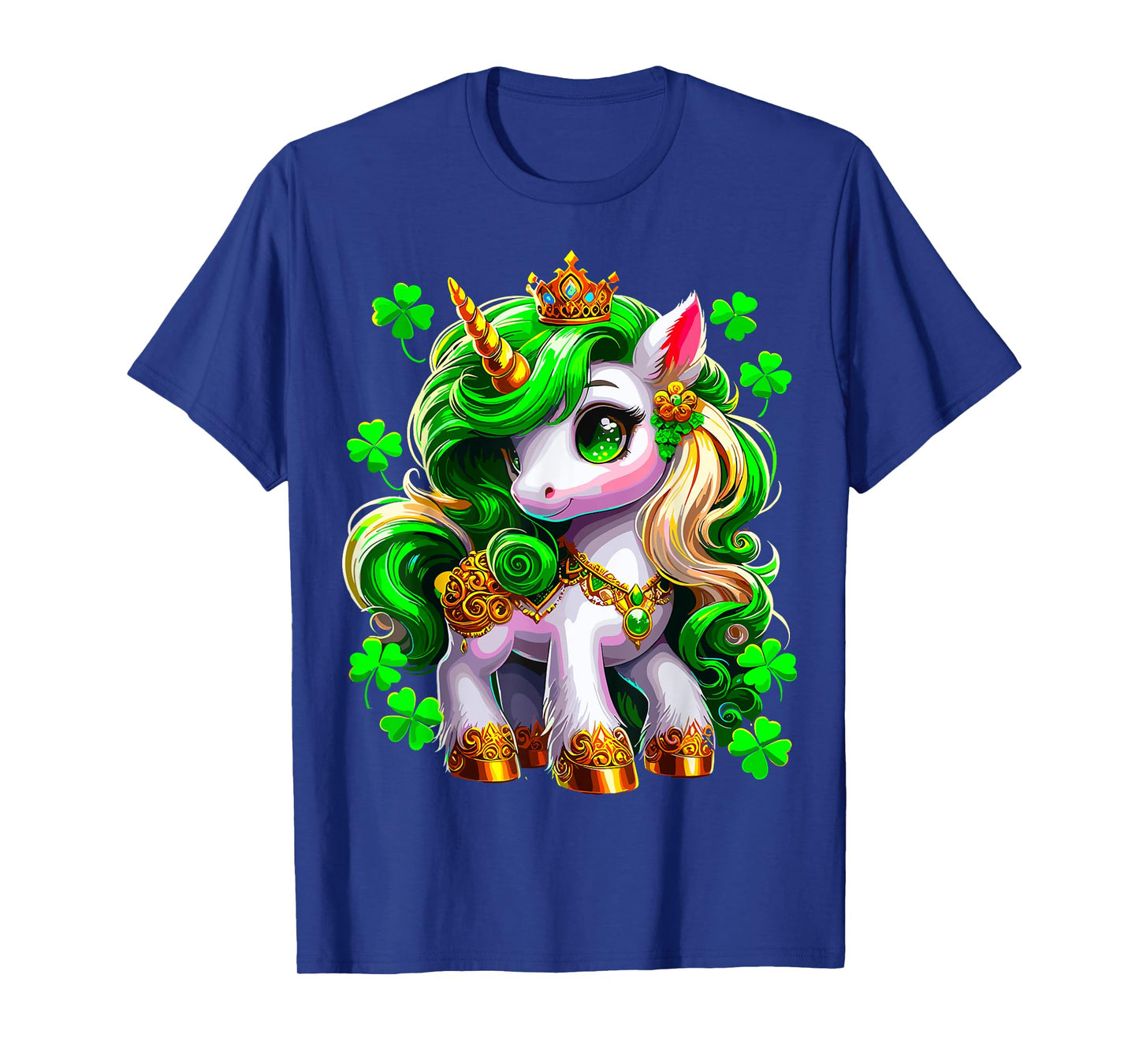 Unicorn Shamrock St Patricks Day Lepricorn T-Shirt