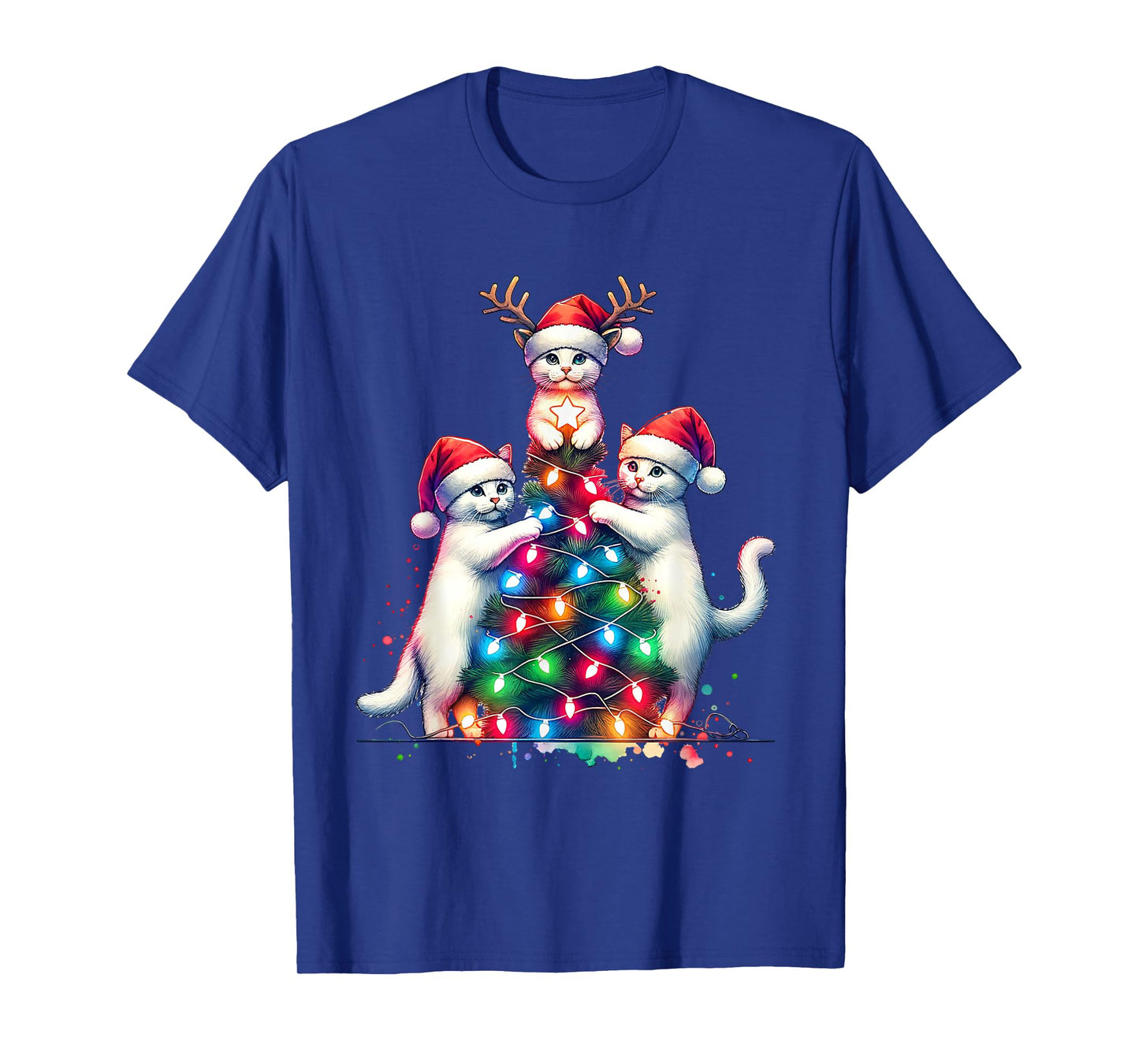 Christmas Cat Xmas Cat Lover T-Shirt