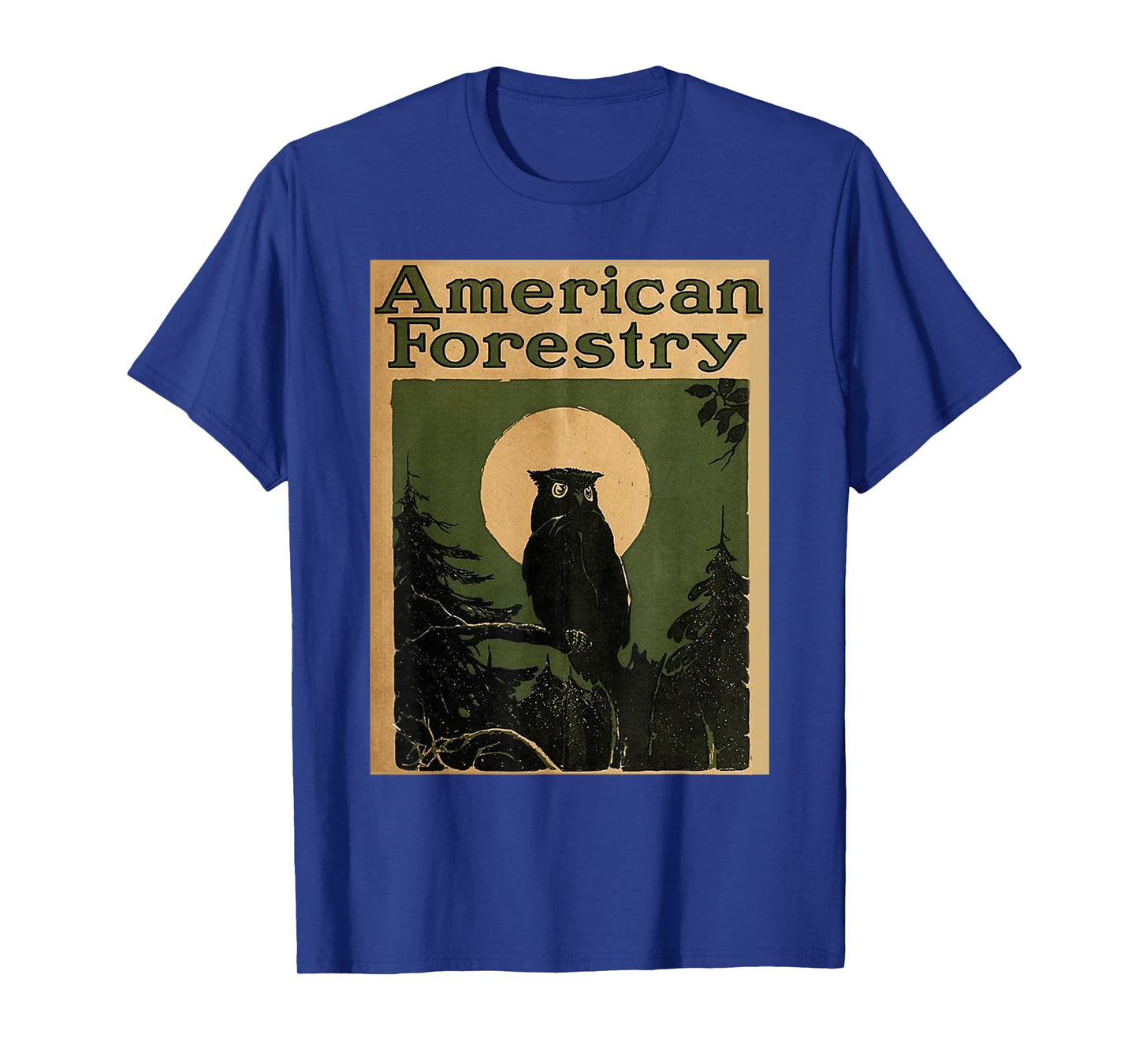 American Forestry Forest Great Owl America Parks T-Shirt