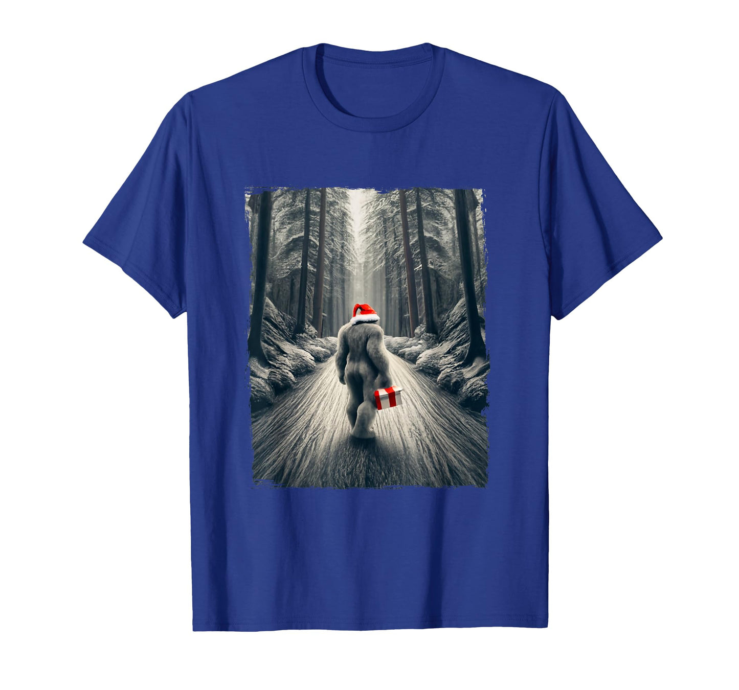 Santa Bigfoot Christmas Sasquatch Believe T-Shirt