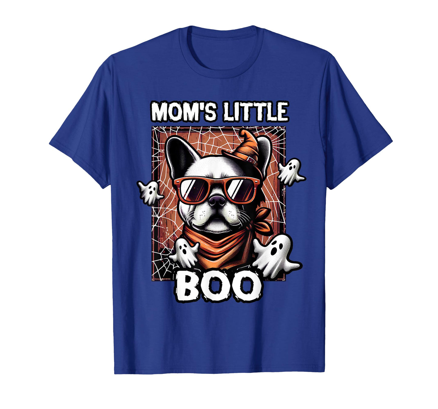 Frenchie Mom's Little Boo French Bulldog Halloween Dog T-Shirt