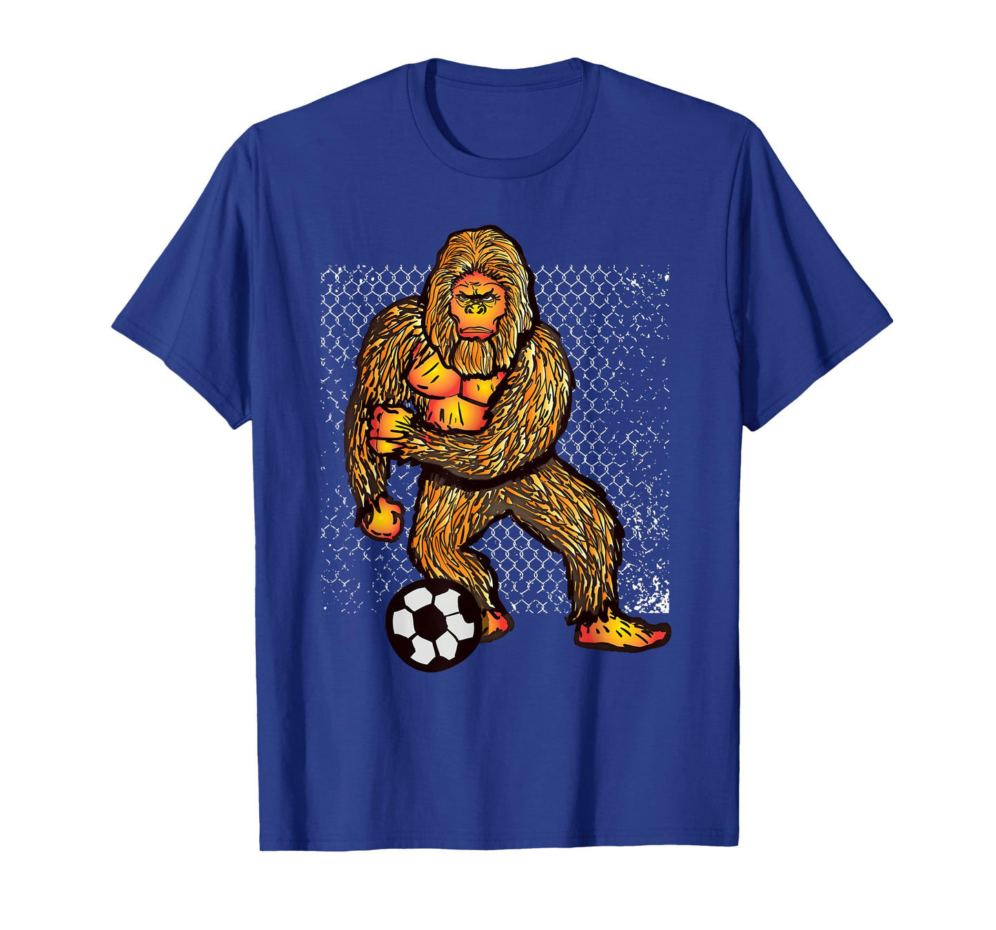 Bigfoot Playing Soccer For Soccer Players Funny Gift T-Shirt