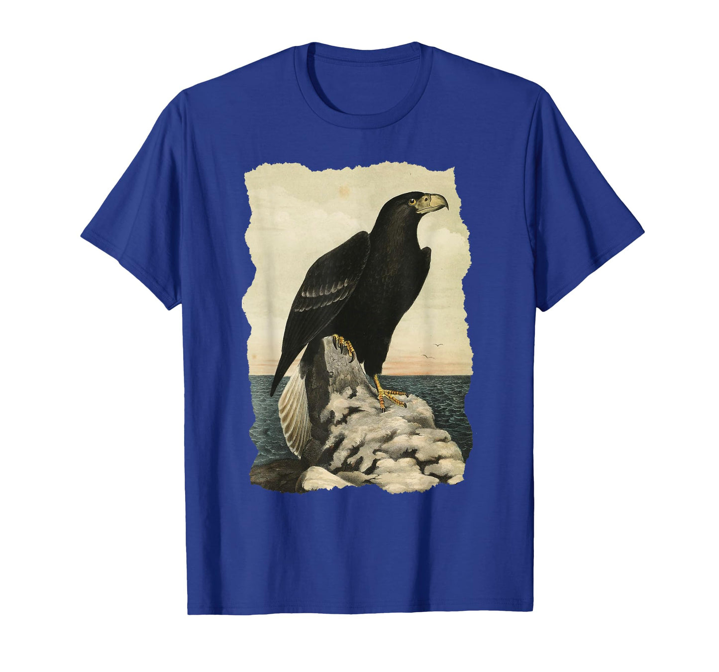 Northen Steller's Sea Eagle - Bird of Prey - Raptor Seascape T-Shirt