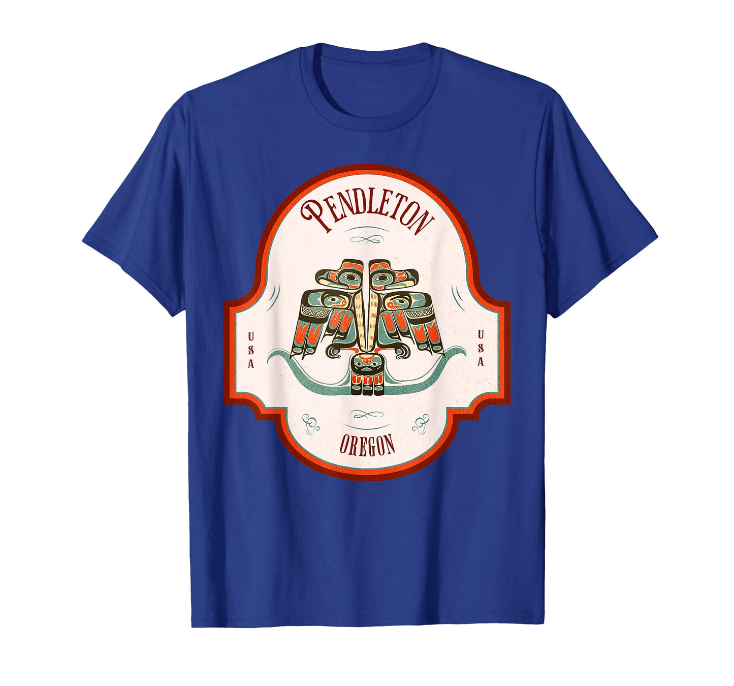 Pendleton OR Thunderbird Totem Pacific Northwest Native T-Shirt