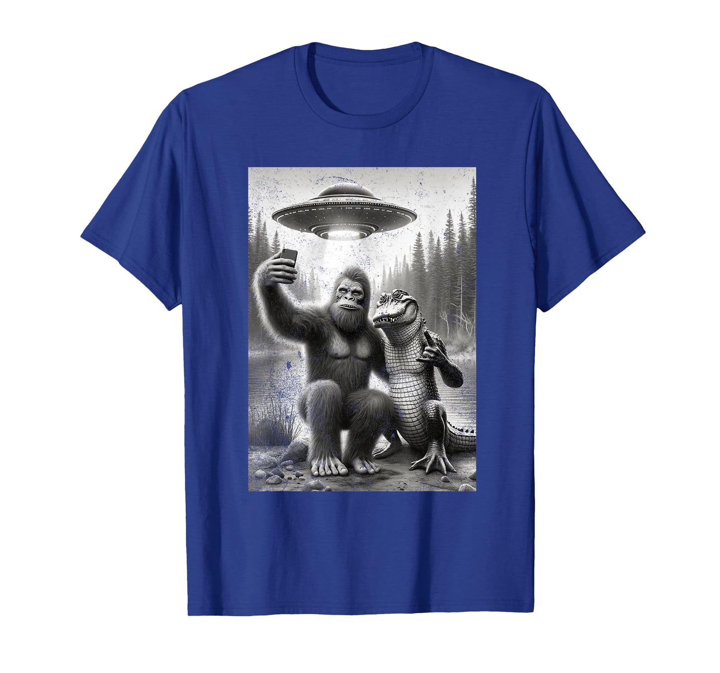 Florida Bigfoot Alligator Alien Vacation Friends Skunk Ape T-Shirt