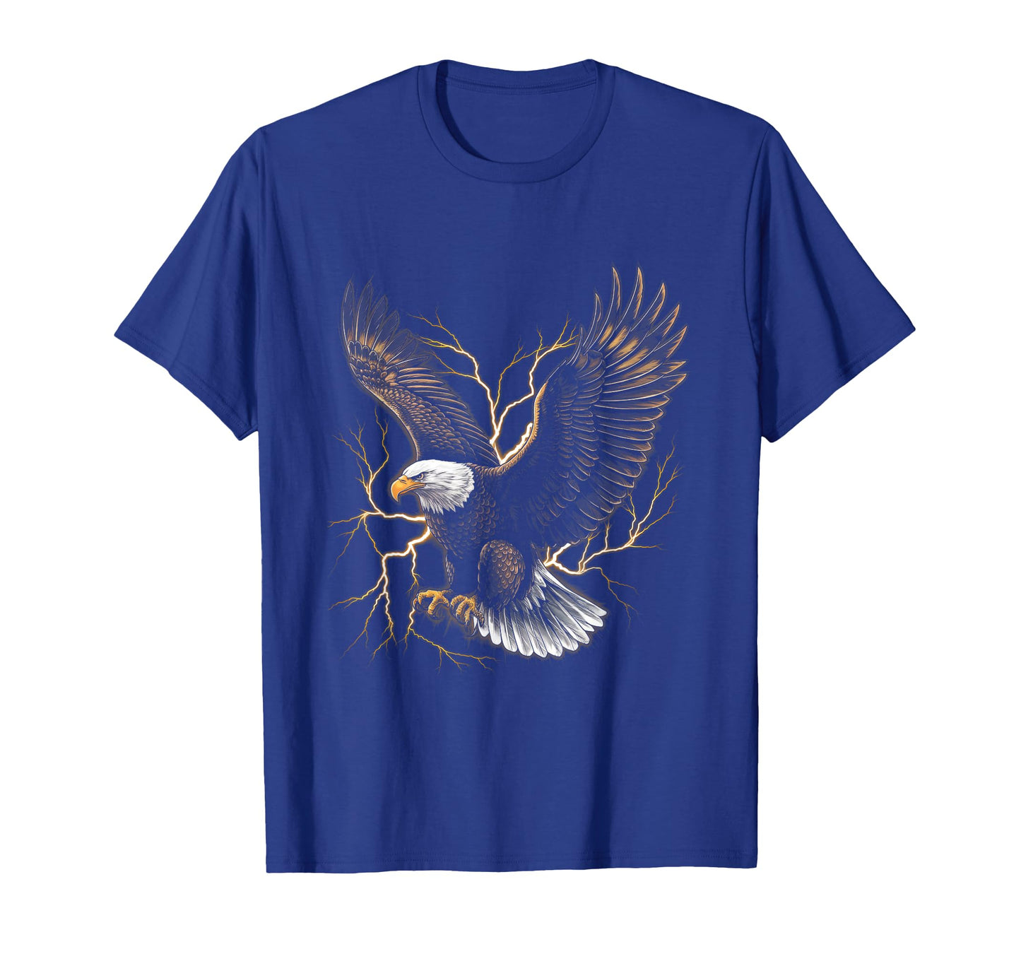 Bald eagle Bird Nature Usa Lightning T-Shirt