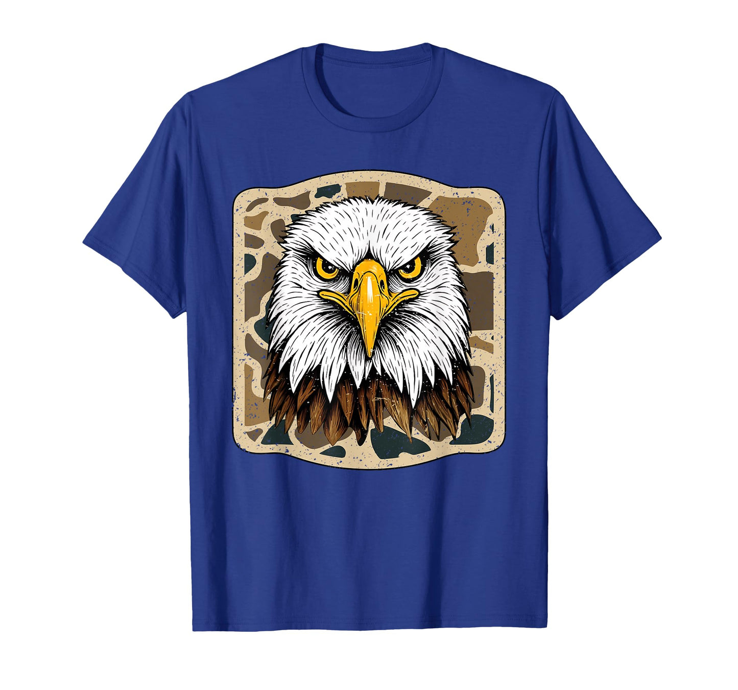 Eagles Camo Football Game Day School Mascot Team Spirit T-Shirt