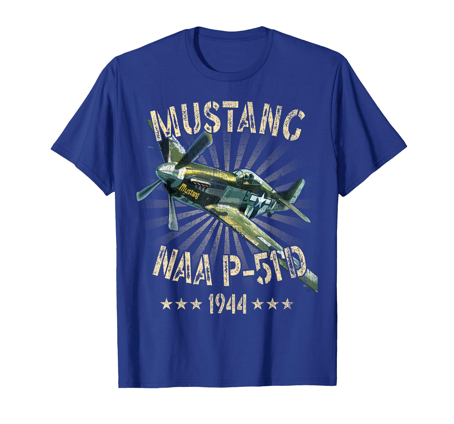P-51D Mustang Vintage North American P-51D Fighter Warbirds T-Shirt