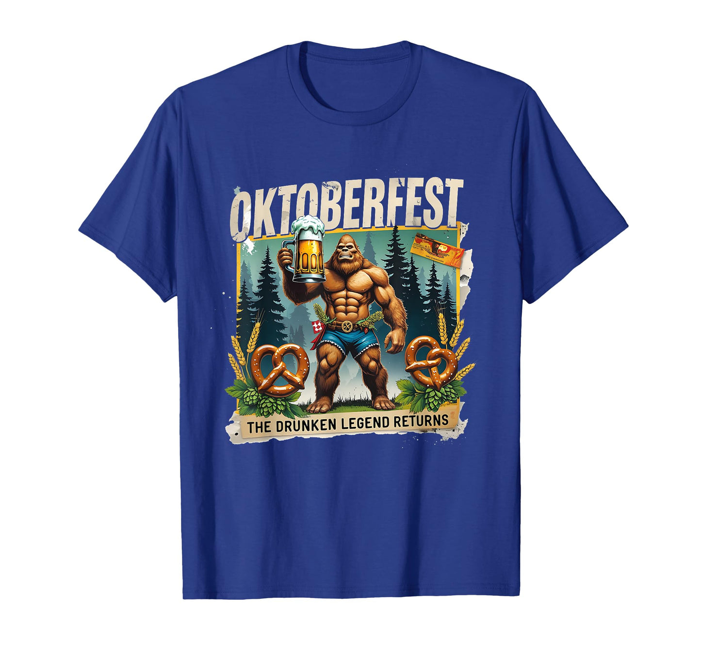 Oktoberfest Bigfoot The Drunken Legend Returns Beer Club T-Shirt