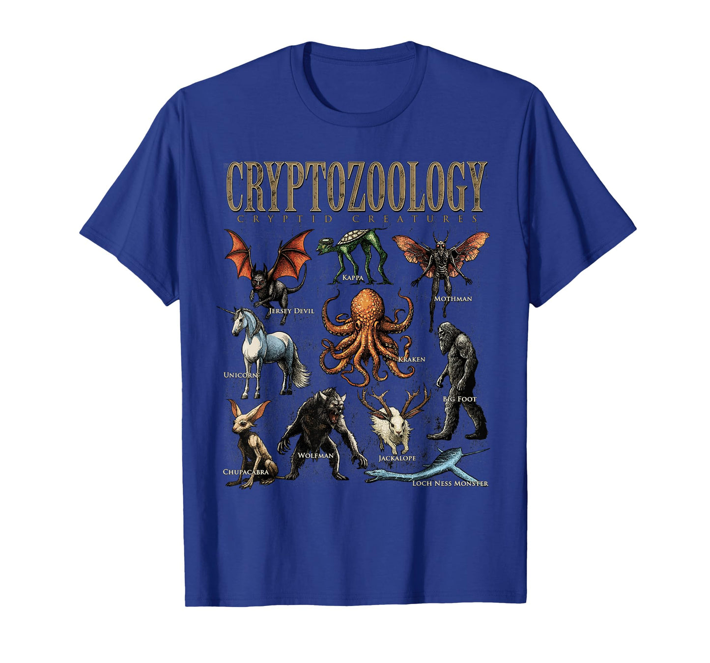 Cryptozoology Folklore Mythical Cryptid Creatures Monster T-Shirt