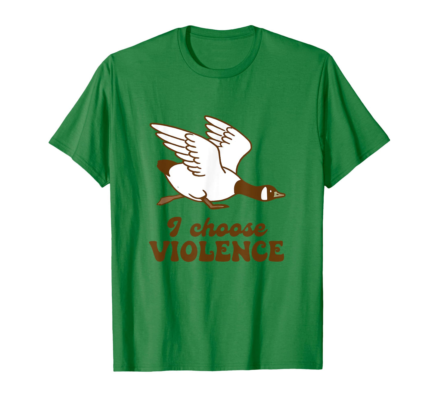Canadian GooseGeese I Choose Violence Hook Funny Goose Lover T-Shirt