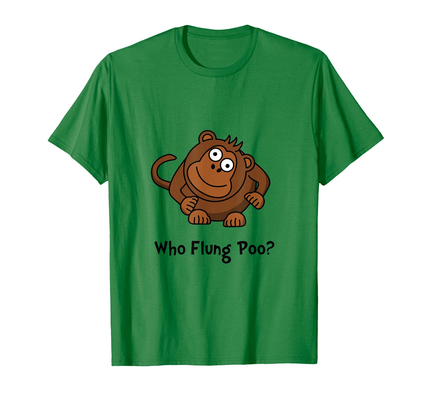 Monkey Flung Poo Funny T-Shirt T-Shirt