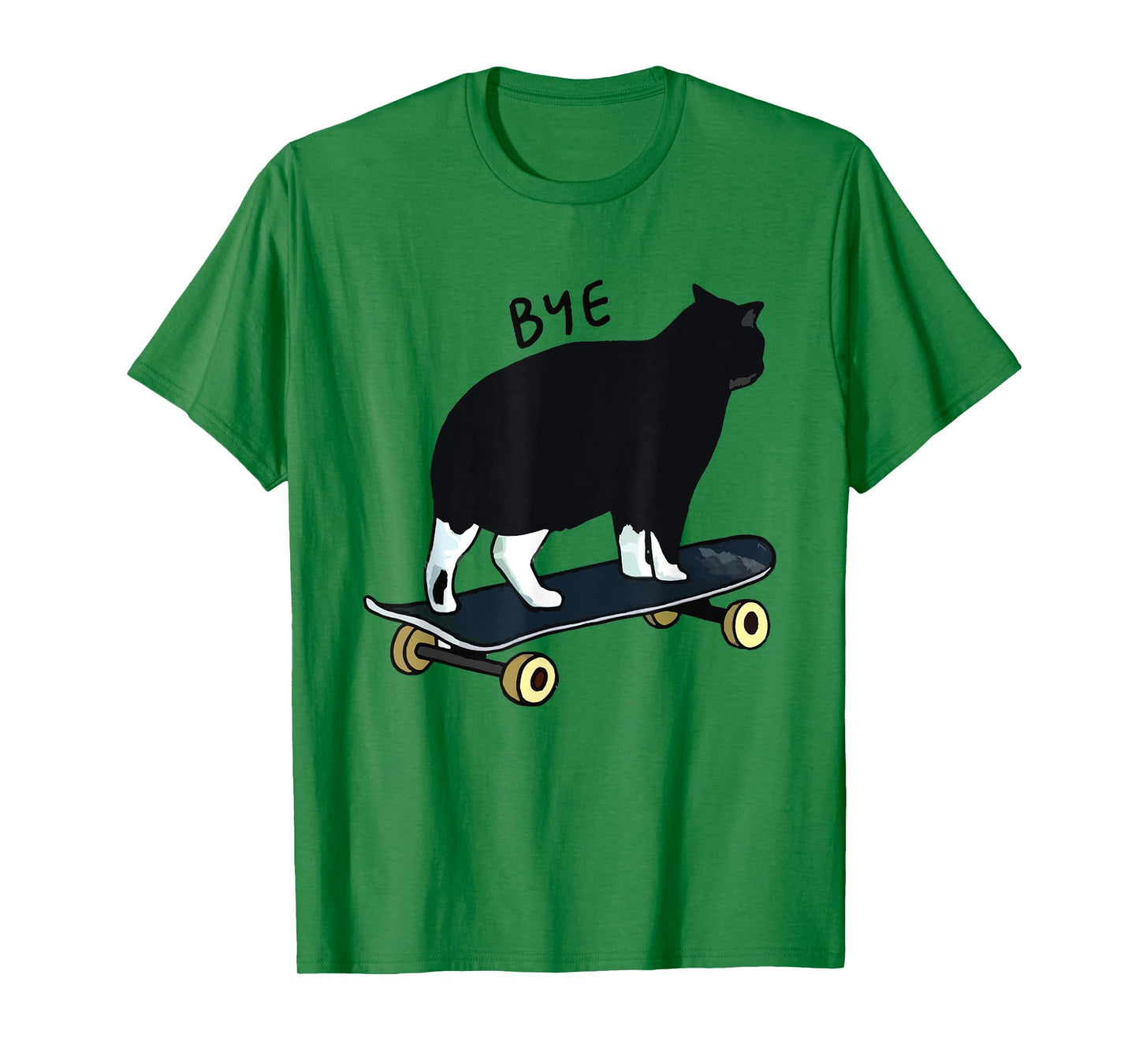 cat on skateboard cool skateboarding cat lover mom dad funny T-Shirt for Men Women