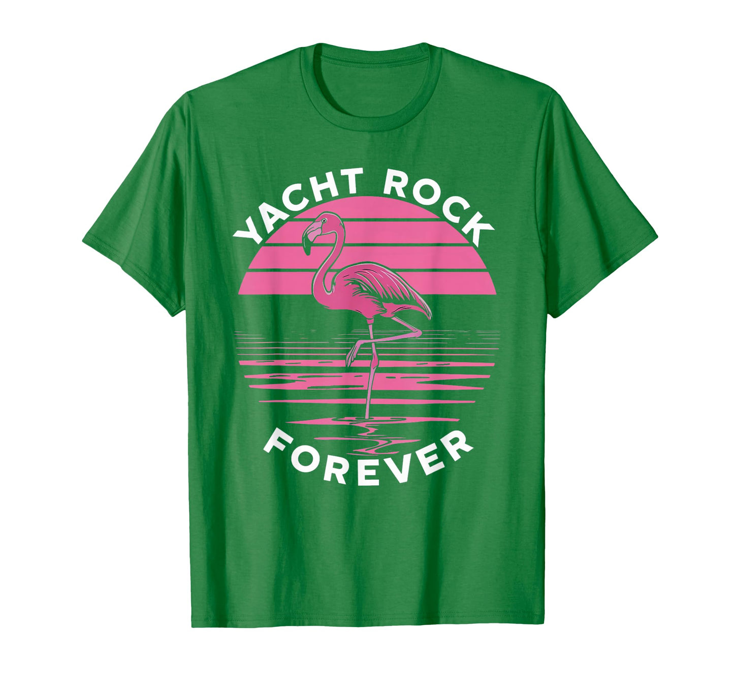 Yacht Rock Forever: Cool Flamingo Design for Yacht Fans T-Shirt