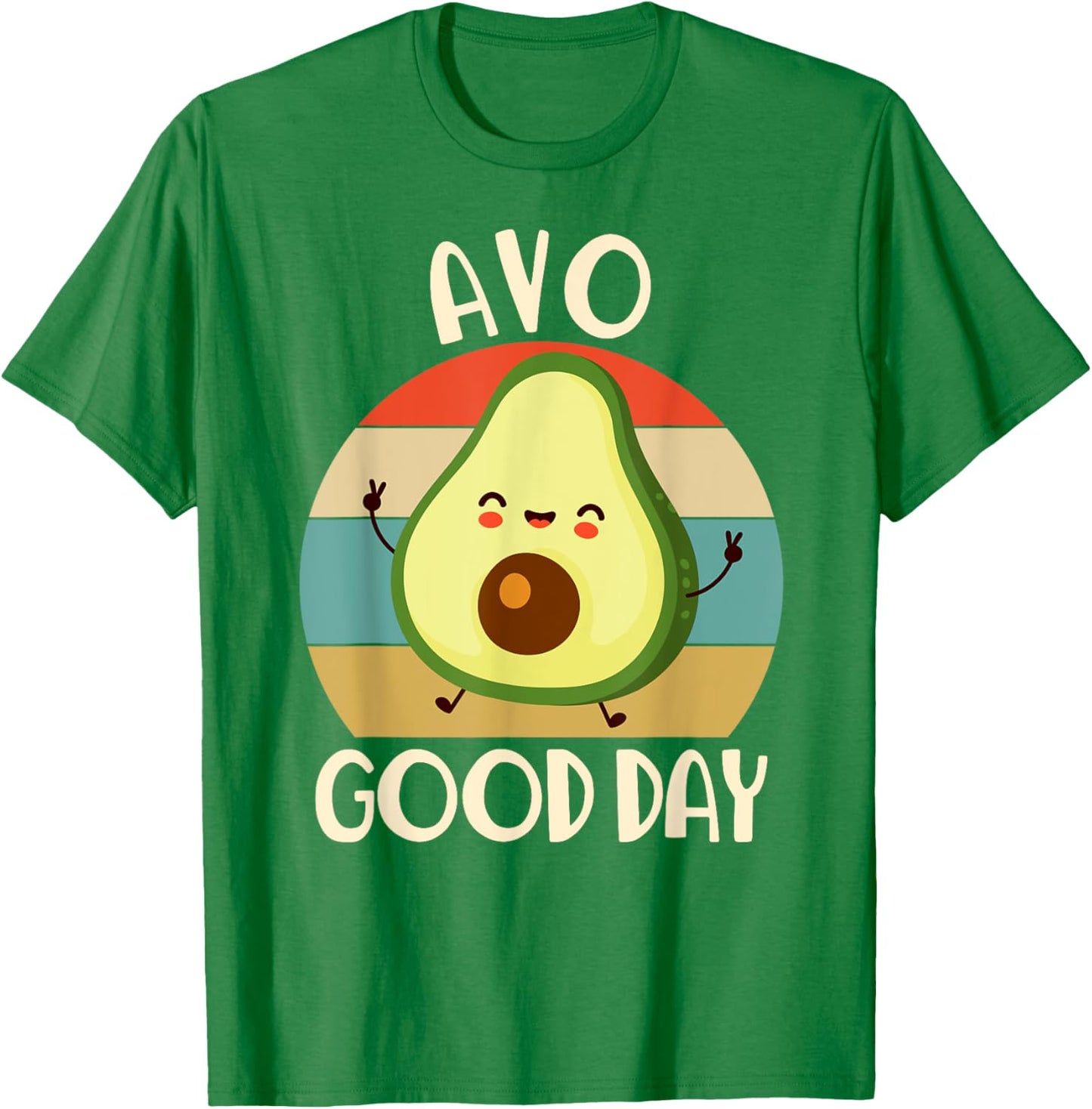 Avocado Shirt Kids Toddler Boys Cute Avo Good Day Funny T-Shirt