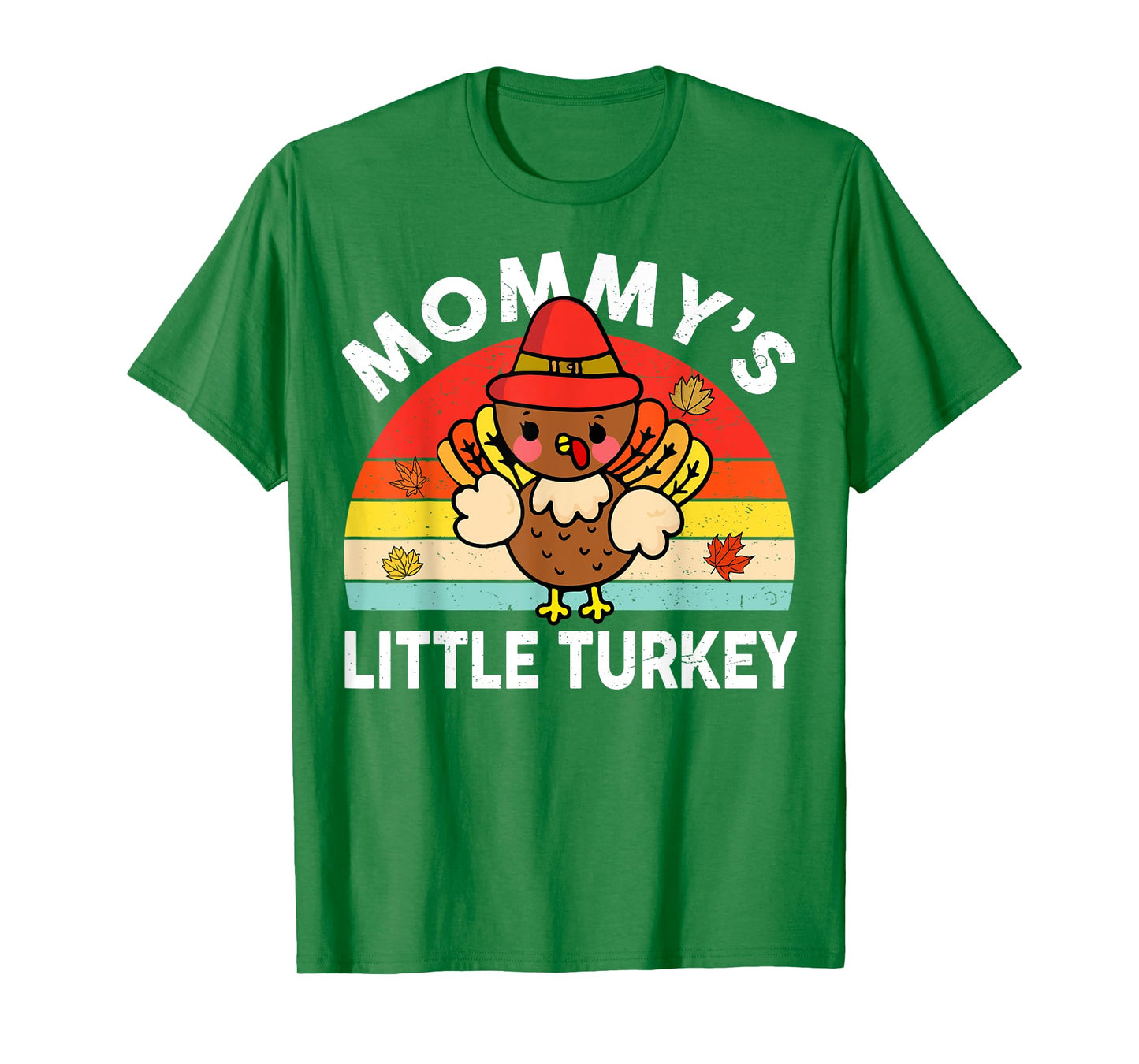 Cute Mommy Little Turkey-Shirt Thanksgiving Boy Girl Toddler T-Shirt