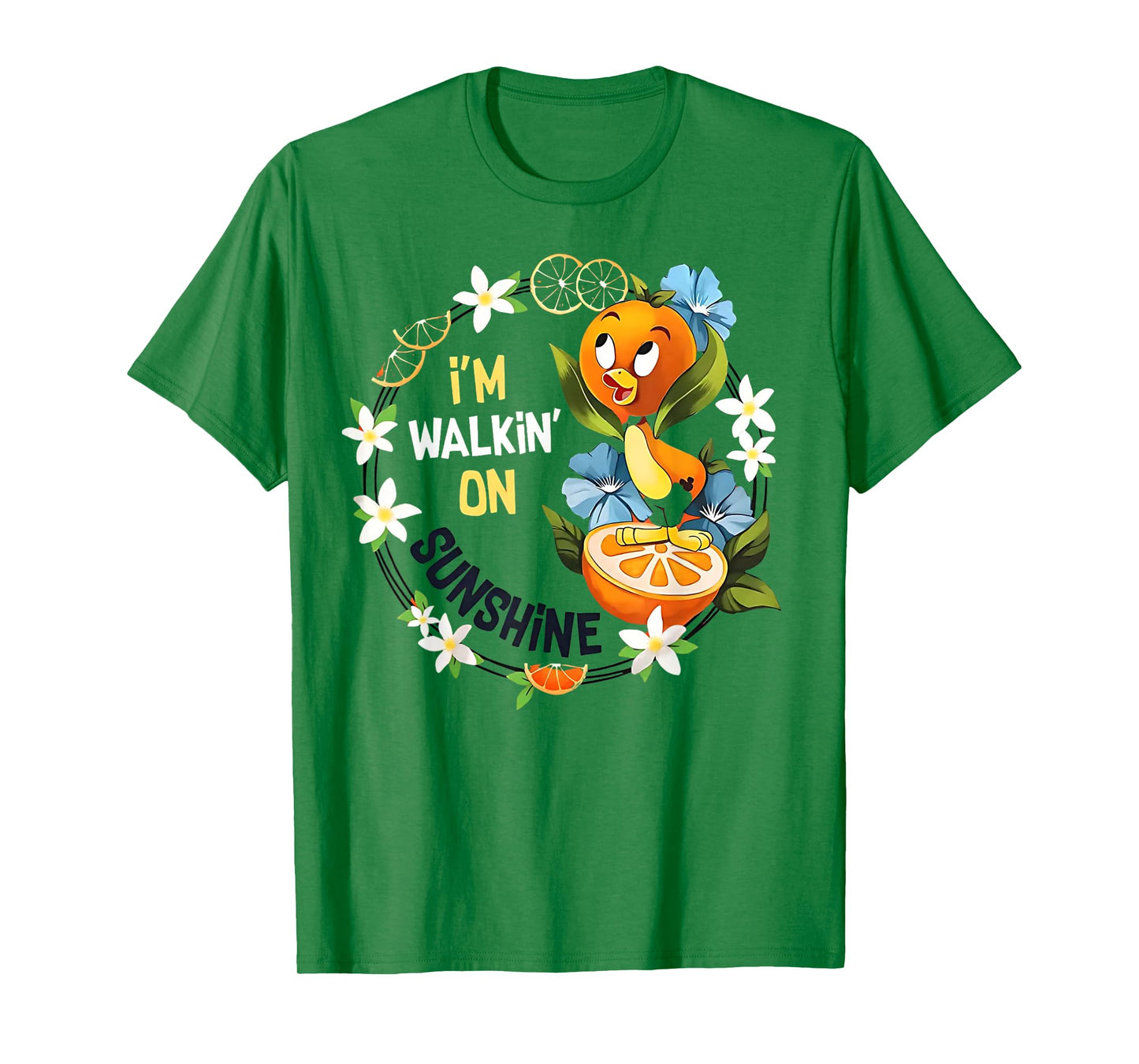 Orange Bird Flower And Garden Festival Summer T-Shirt