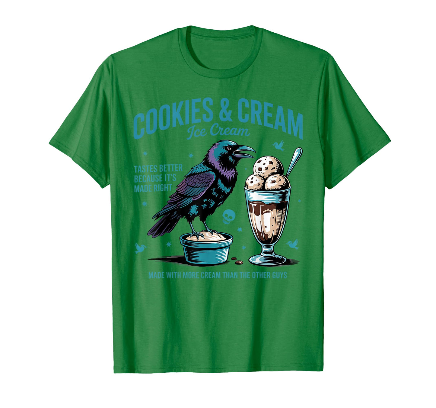 Cookie & Cream Ice Cream Tees, Butcher Blackbird T-Shirt