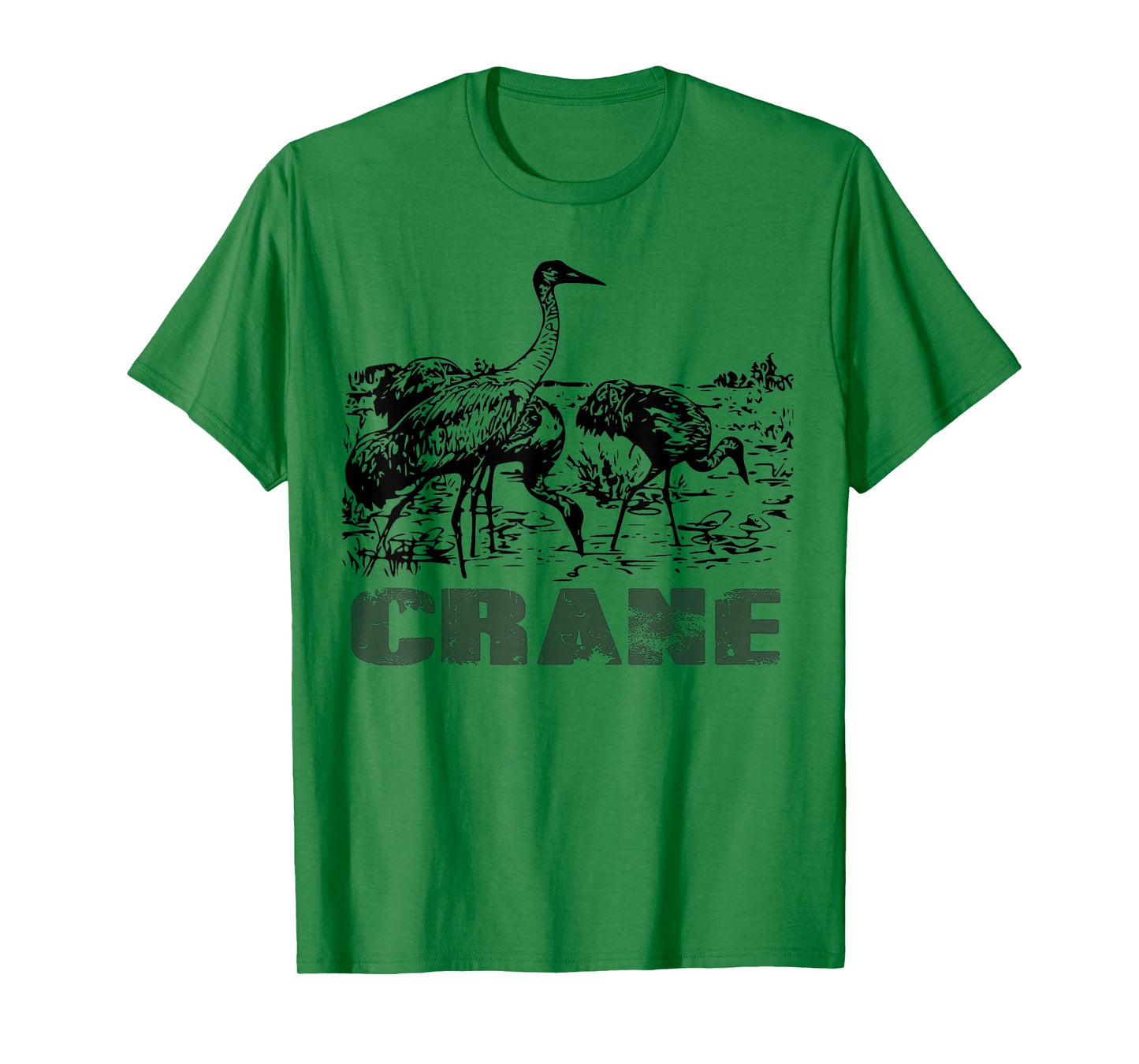 Whooping Crane Bird Art T-shirt Men Women Kids Boys Girls T-Shirt
