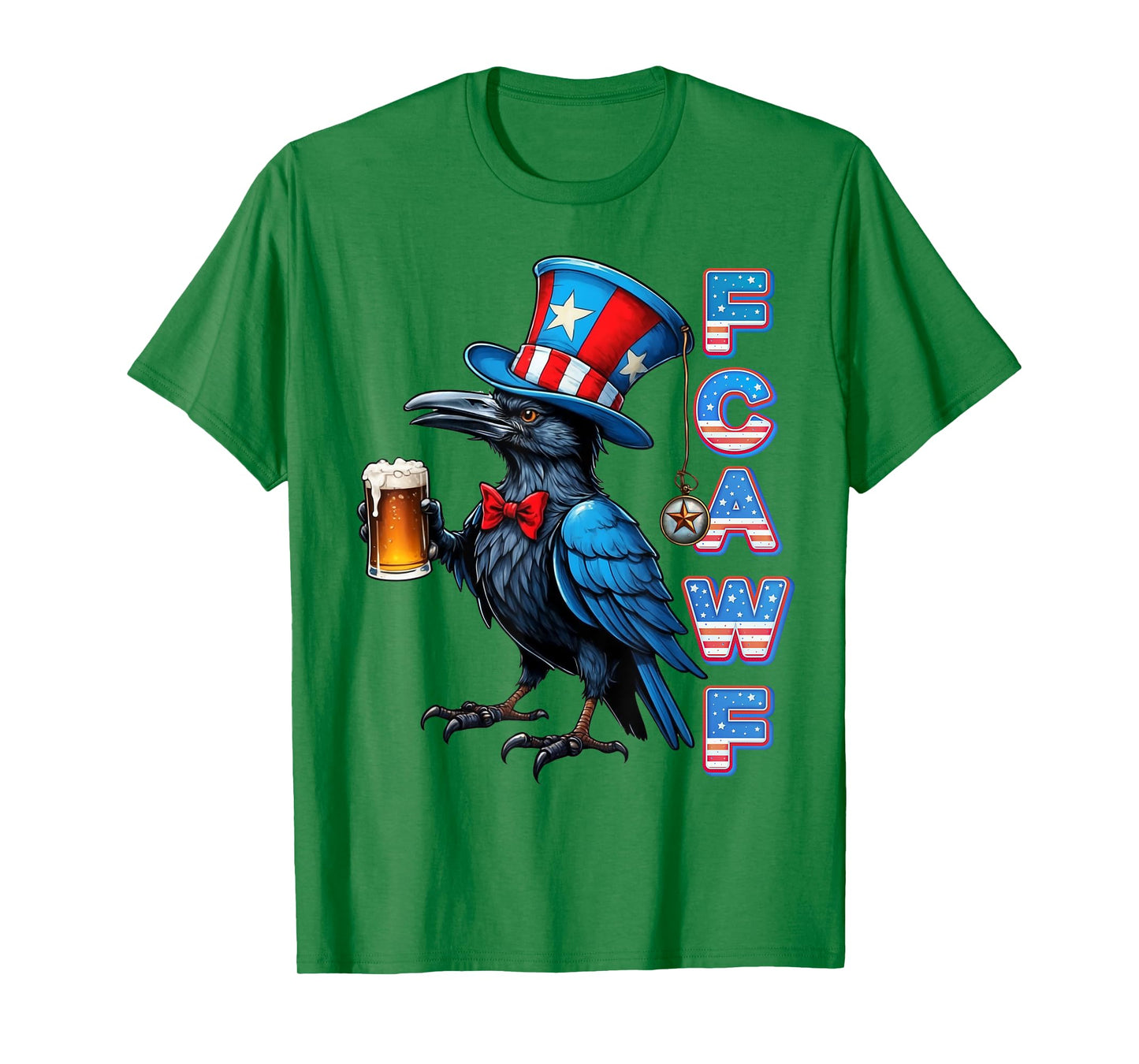 Black Crow, F-Caw-F Funny Black Bird T-Shirt