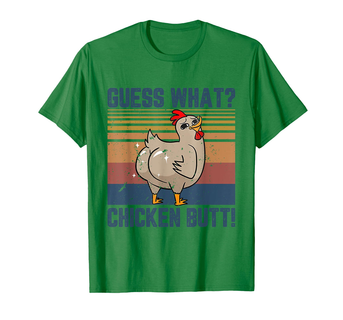 Funny Animal Guess What Chicken Butt Cute Chickens Buffs T-Shirt