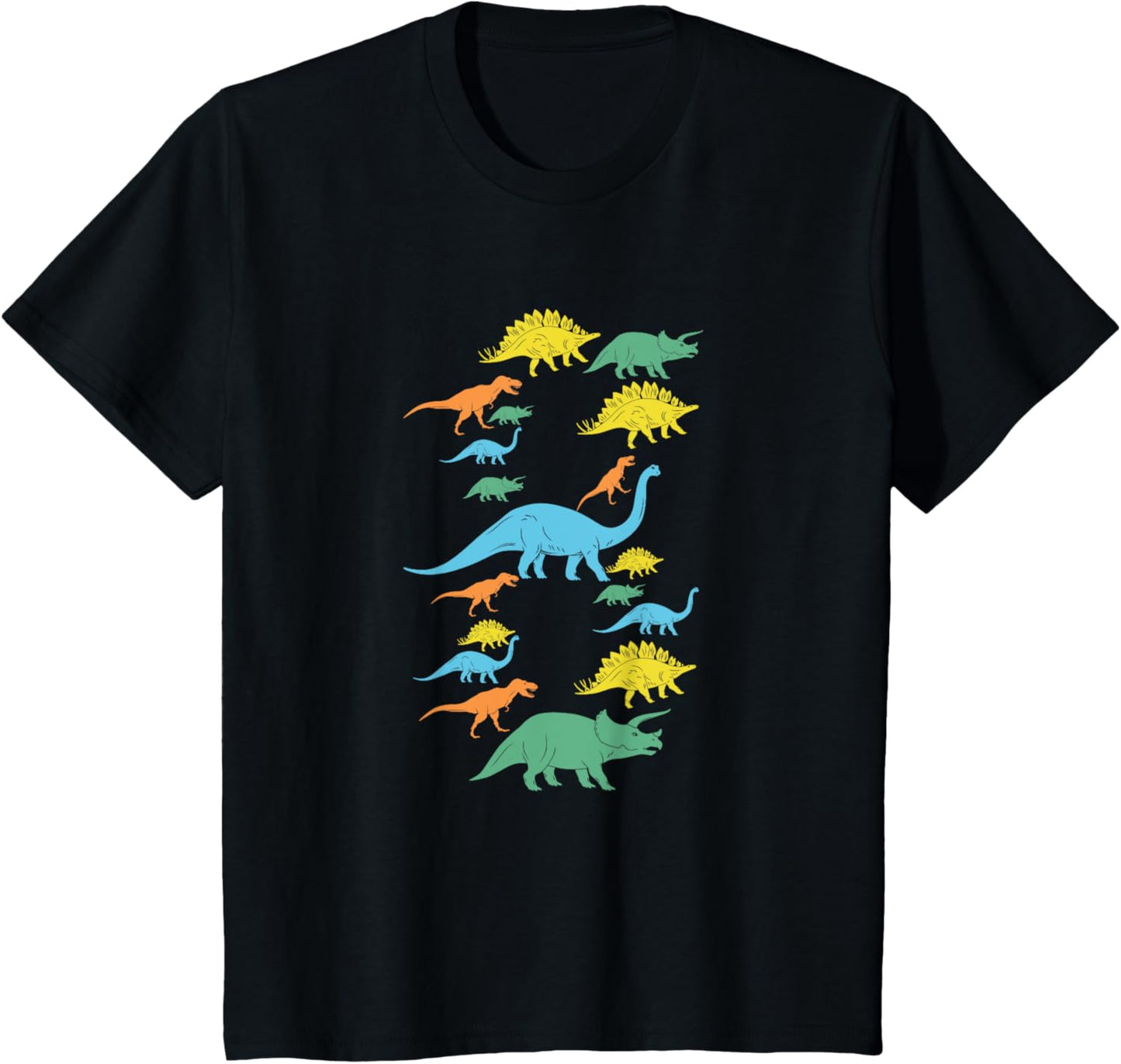 Dinosaur 8th Birthday Gift T-Shirt For 8 Year Old Boys Girls T-Shirt