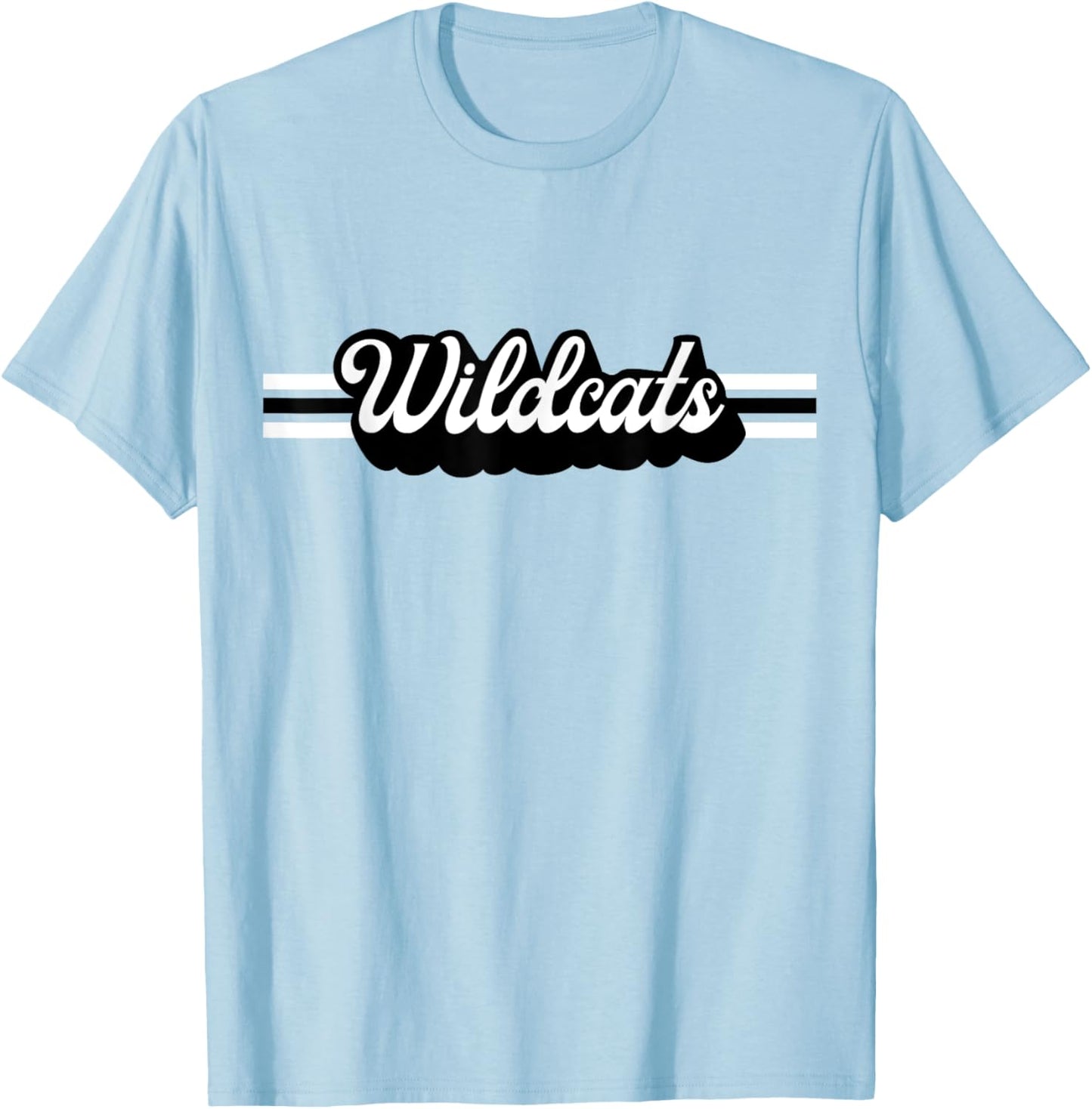 Retro Wildcats Mascot, Unisex School Spirit, Wildcat Sports T-Shirt