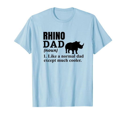 Rhino Dad Chubby Unicorns Fat Rhino T-Shirt