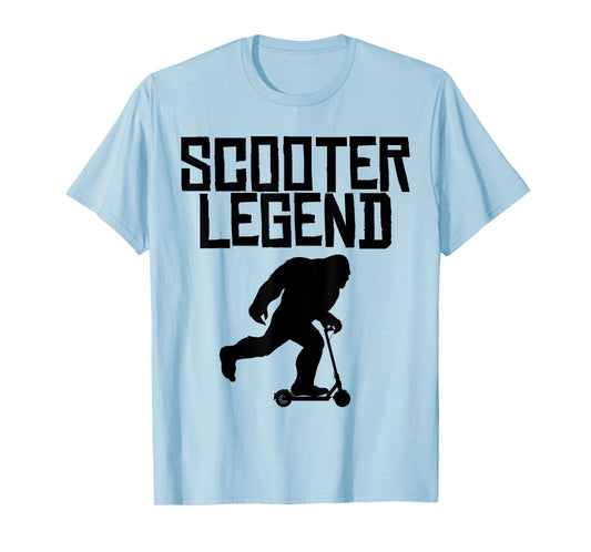 Bigfoot Scooter Legend funny Bigfoot on Scooter T-Shirt