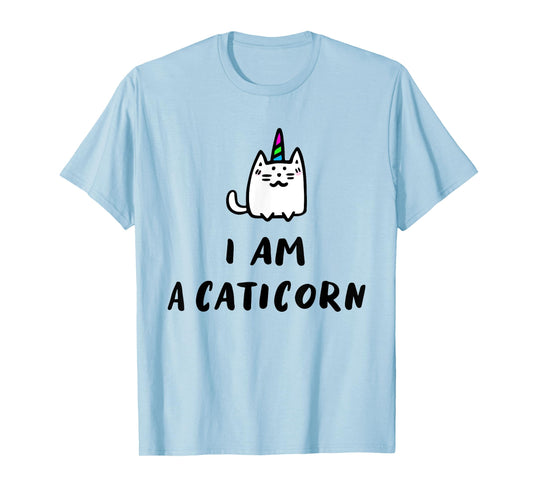 Unicorn Cat I'm a Caticorn Funny Kitty T-Shirt
