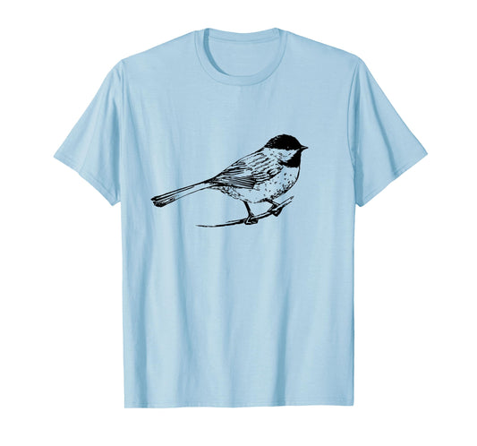 Chickadee Bird Nature Lover Birding T-Shirt