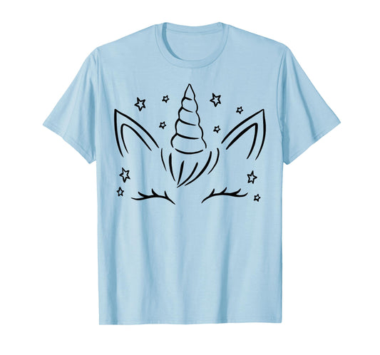 Unicorn Horn Stars For Coloring Fun DIY Do It Yourself Color T-Shirt