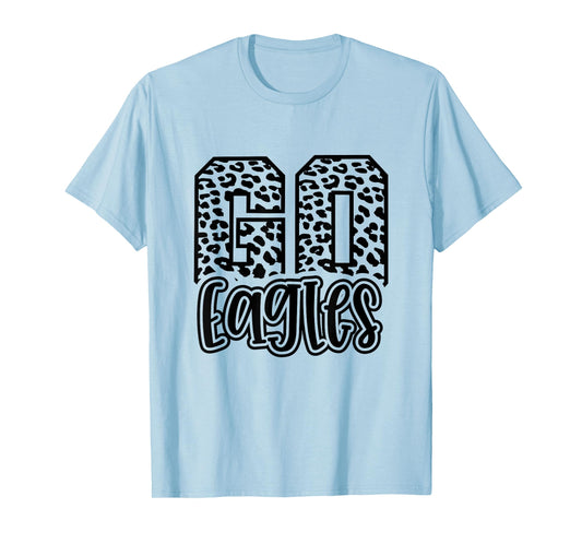 Eagles Mascot GO Team Spirit Game Day School Cute Trendy T-Shirt