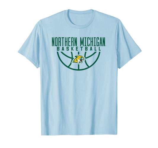 Northern Michigan University NMU Wildcats Basketball Arch T-Shirt