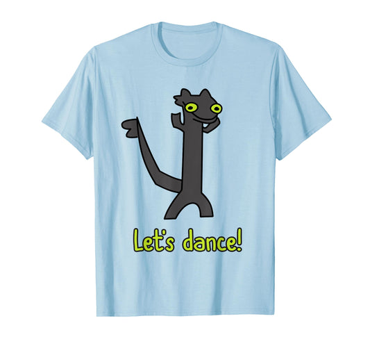 Funny Cartoon Kids Dragon Dance Meme Let's Dance T-Shirt