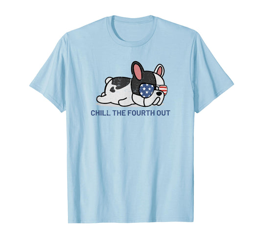 Funny 4th Of July French Bulldog Gift For Frenchie Lover T-Shirt
