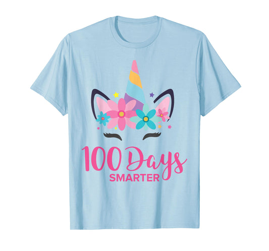 100 Days of School Unicorn Girls Costume T-Shirt