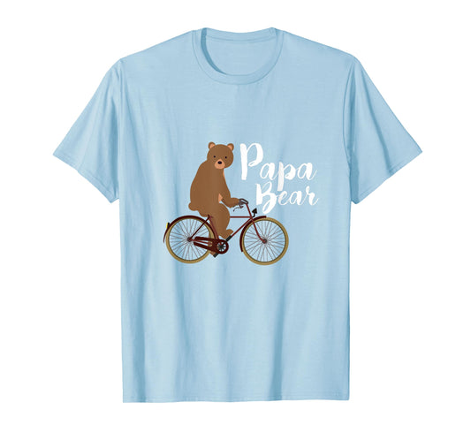 Papa Bear on a Bicycle T-Shirt