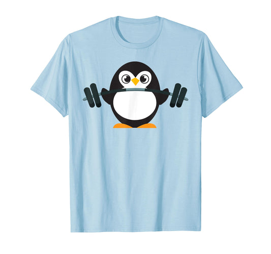 Cute Penguin Weightlifting Shirt - A Perfect Fitness Present T-Shirt