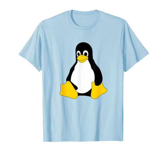 Linux Mascot Tux the Penguin Nerd Geek IT Person T-Shirt