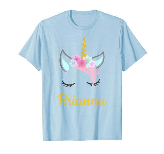 Brianna Unicorn Name Shirt for Brianna