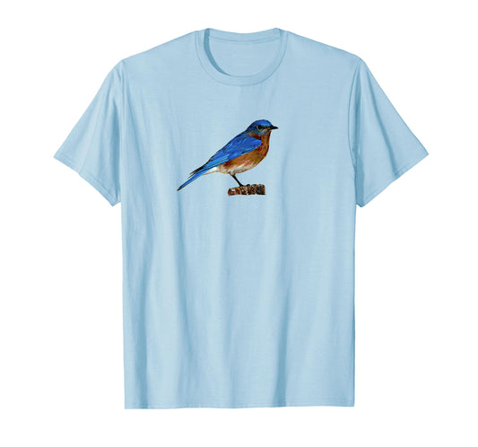 Eastern Bluebird Shirt, Birder Shirt, Ornithologist T-Shirt