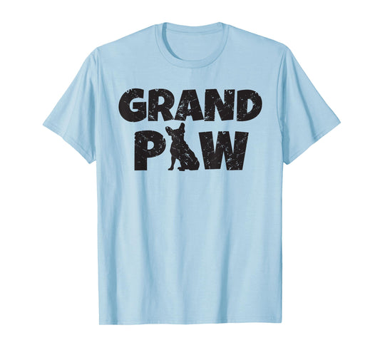 Dog Grandpa French Bulldog Grand Paw T Shirt Lovers Grandpaw T-Shirt