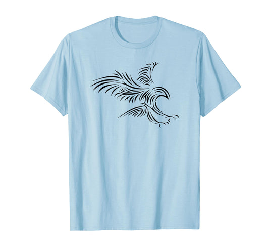 Abstract Eagle Hawk Falcon Raptor Bird of Prey tee t-shirt