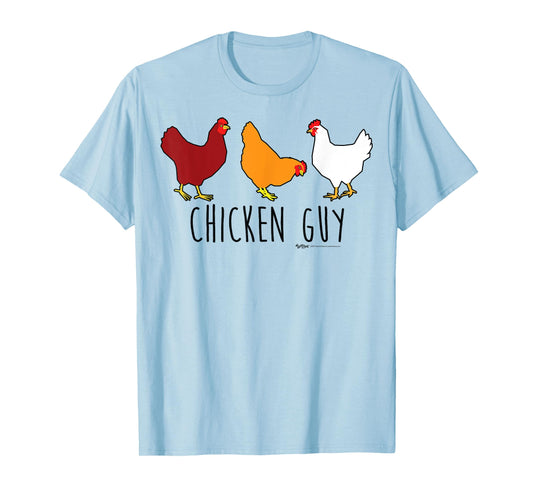 Chicken Guy Funny Farmers T-Shirt