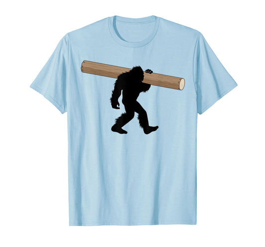 Bigfoot Caber Toss Highland Games Sasquatch T-Shirt