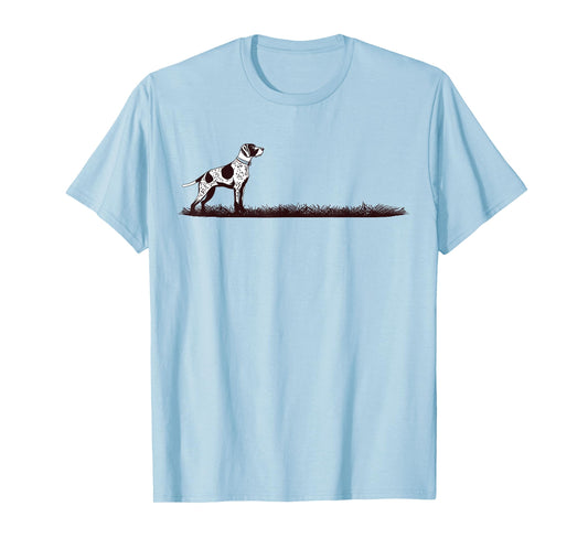 Upland Bird Hunting Pointing Dog Graphic T-Shirt