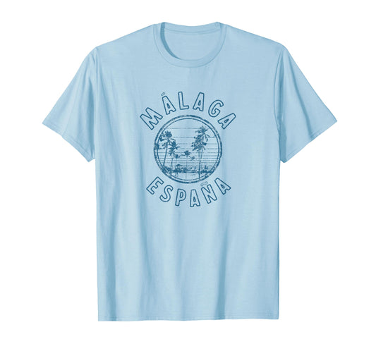 Spain Malaga Retro Vintage T-Shirt