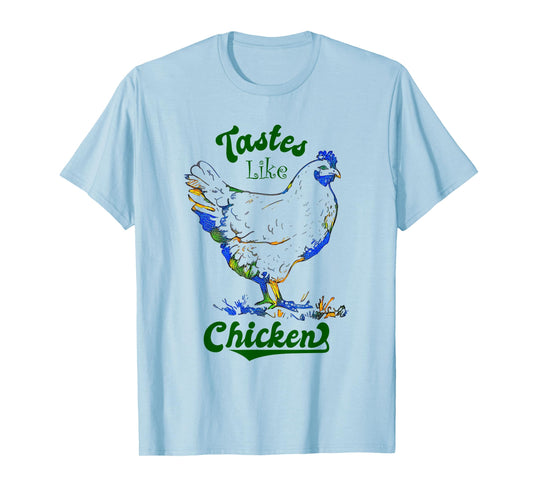 Tastes Like Chicken Vintage Retro Chicken Sign T-Shirt